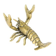 Brass Lobsters Figurine Retro