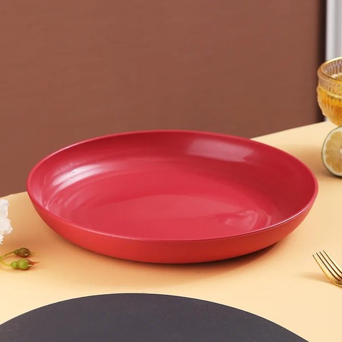 Wheat straw dinner plates - wheat,