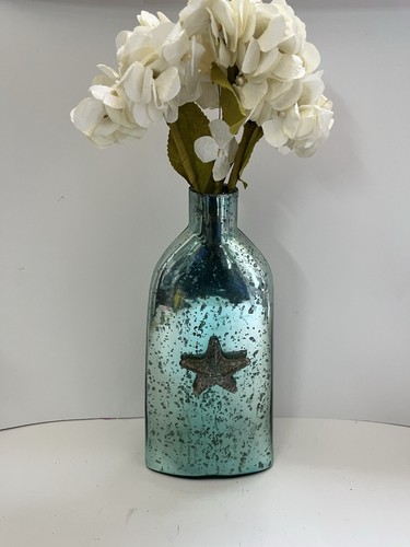Aqua Mercury Glass Starfish