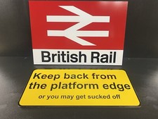 British rail sign boards - sign,
