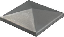 Alberts 866952 Steel Post Caps 80x80mm – Square Metal Post End Covers, Weldable