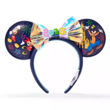 Walt Disney World Minnie Mouse 2025 Ears Headband for Adults