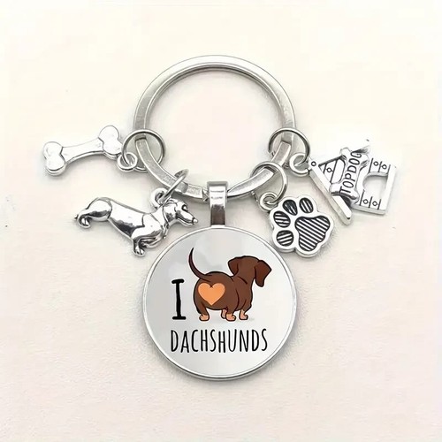 Love dachshunds dog circular - love,