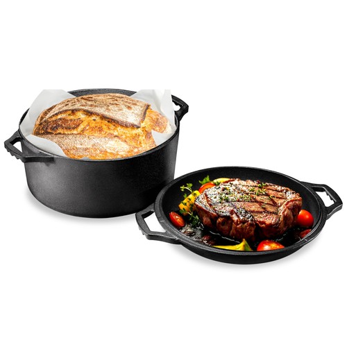 Nutrichef cast iron multi - cast,