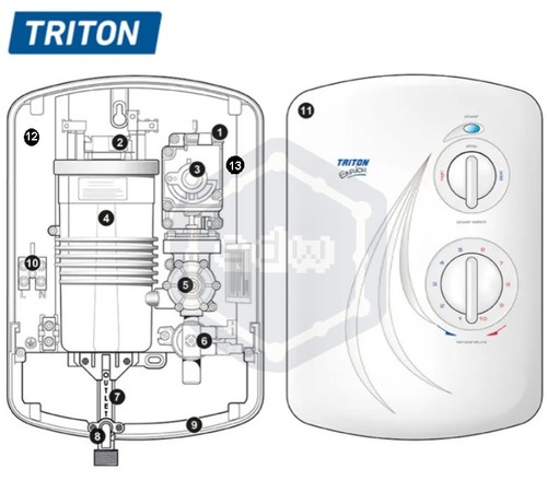 Triton enrich shower spare - triton,