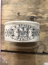 Vintage Ceramic R. Seager Ltd Ipswich Home Made Meat Paste Pot