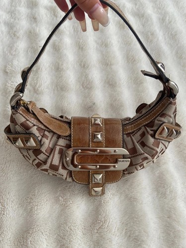 Y2k brown guess - guess, monogram