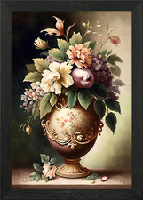 vase of flowers painting