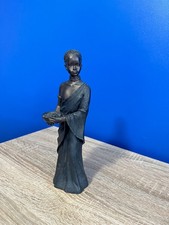 Figurine Sculpture "Soul Journeys Maasai Man with Bowl"