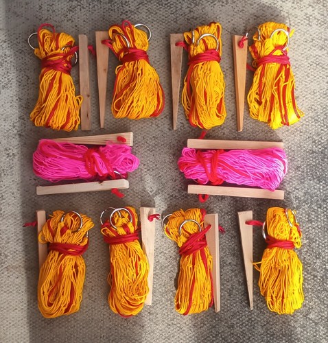 Yellow rabbit purse - yellow, nets