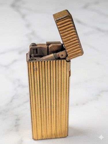 Gold plated dunhill pocket - dunhill,