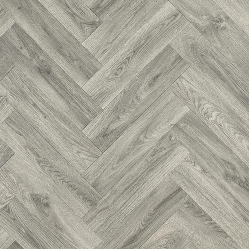 Grey herringbone vinyl - grey,