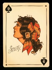 1 x modern playing card Sailor