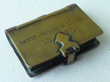 1873 Brass Twist Box Welsh