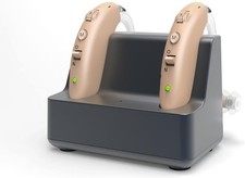 Hearing Amplifier PSAP Aid  Seniors,Behind The Ear,BTE,TV,2-Pack