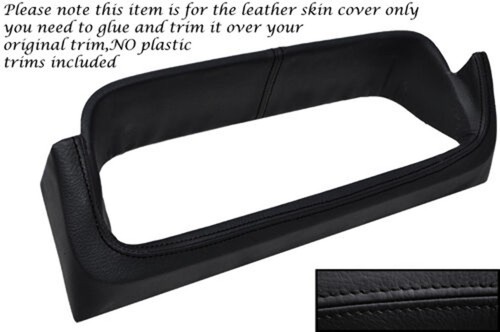 Black stitch speedo gauge - black,