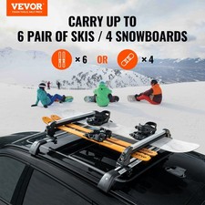 Ski Snowboard Roof Rack 80.5CM
