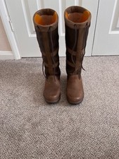 Ladies Leather Suede Boots Women's Rydale Equestrian - Wide Fit.