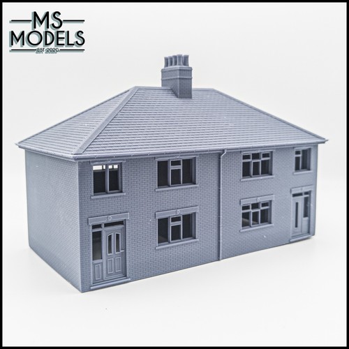 Brick semi detached houses - detached,