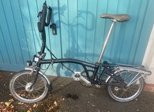 Brompton Folding Bike. 3-speed with Dynamo Front and Rear Lights and Front Block