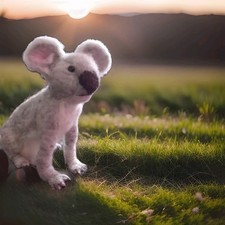 Handmade koala bear needle - koala,