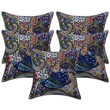 Indian Cotton Throw Pillow