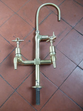 Antique solid brass funky looking laboratory tap