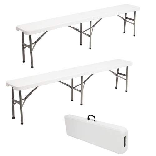 Pack 6ft folding plastic - 2,