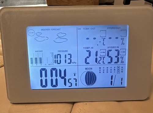 Weather station with - with, msf