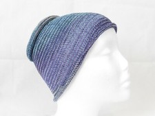 Fair Trade FABULOUS! Nepalese Striped Hippy Headband Blue Multi Colour