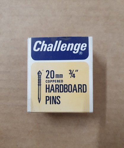 Coppered hardboard pins - coppered,