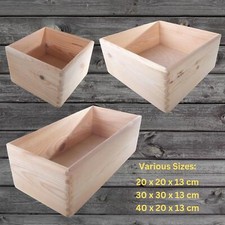 Wooden Container Organiser