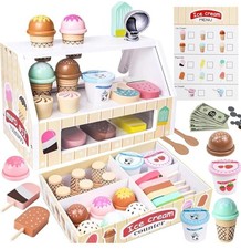 Atoylink wooden ice cream - ice,
