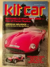 Kit Car December 1986 Ferrari