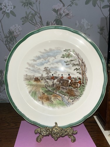 Spode dinner plate full cry - dinner,