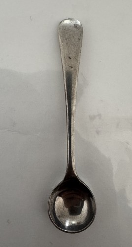 Vintage silver plated salt - silver,