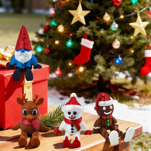 Snowman elk christmas - snowman,