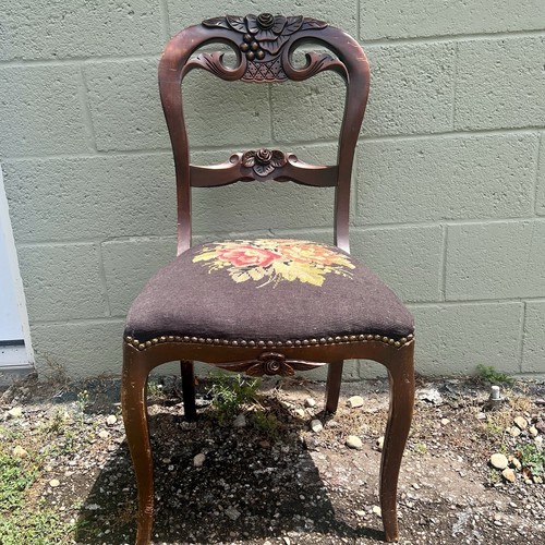 Antique victorian balloon back - antique,