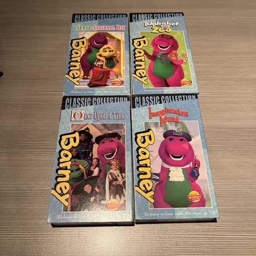 Lot barney vhs - lot, tapes