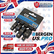 4PC IMPACT SOCKET ADAPTOR CONVERTER REDUCER 1/2 3/8 1/4 INCH DRIVE STEP UP DOWN