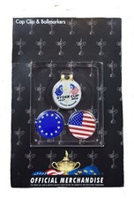Ryder Cup Golf Gift Ball Marker Hat Cap Clip TEAM EUROPE 2010 Celtic Manor USA