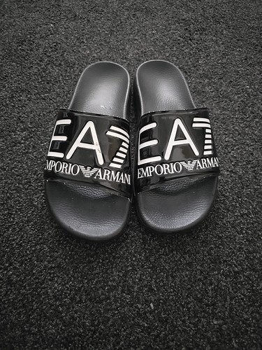 Emporio armani ea7 vis slides - ea7,