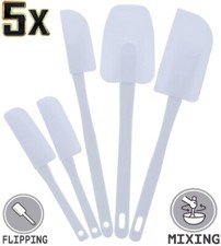 5Pcs Flexible Spatulas Cooking