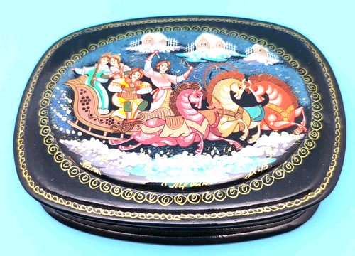 Vintage russian hand painted - russian,