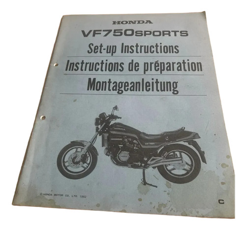 Honda vf750 installation - honda,