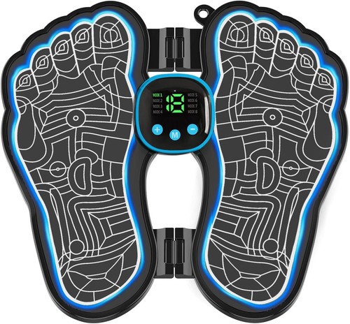 Portable ems foot massager mat - foot,