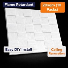 Olystyrene ceiling tiles - tiles, 50x50