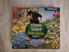 Shaun the Sheep Lost Sheep 1000 Piece Double-Sided Jigsaw Puzzle COMPLETE