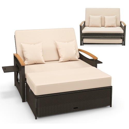 Outdoor wicker daybed rattan - outdoor,