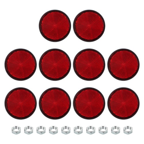 Pcs round rear reflectors - pcs,